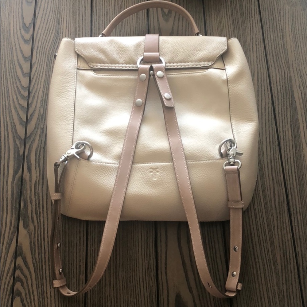 Frye Tan Leather Backpack - Picture 4 of 8